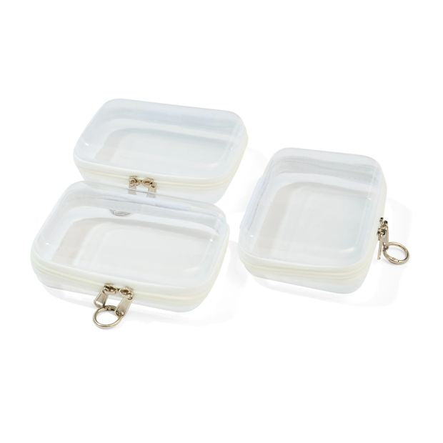 3 Piece Small Clear Packing Cubes - Anko