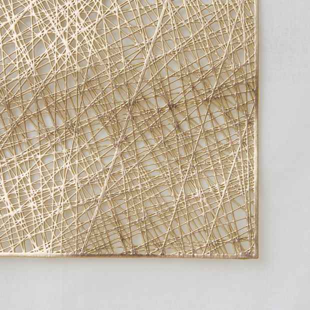 Gold Look Scribble Table Runner - Anko