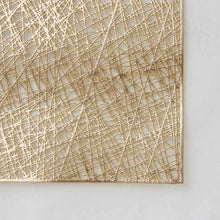 Gold Look Scribble Table Runner - Anko