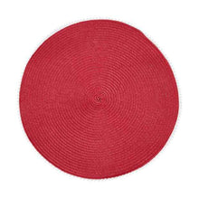 Round Red Pom Pom Placemat - Anko