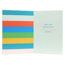 Connections from Hallmark Birthday Card - Stripes