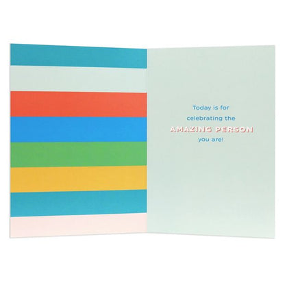 Connections from Hallmark Birthday Card - Stripes