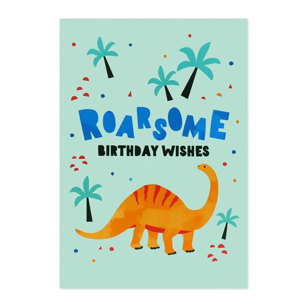 Connections from Hallmark Birthday Card - Dinosaurs