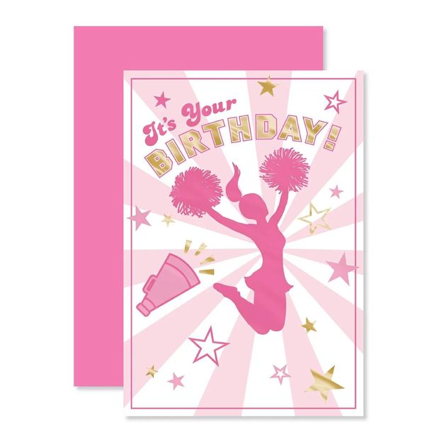Connections From Hallmark Birthday Card - Cheerleader