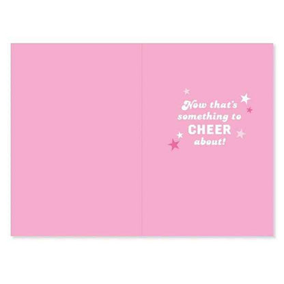 Birthday Card - Cheerleader Theme