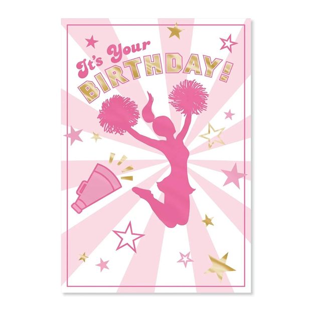 Connections From Hallmark Birthday Card - Cheerleader