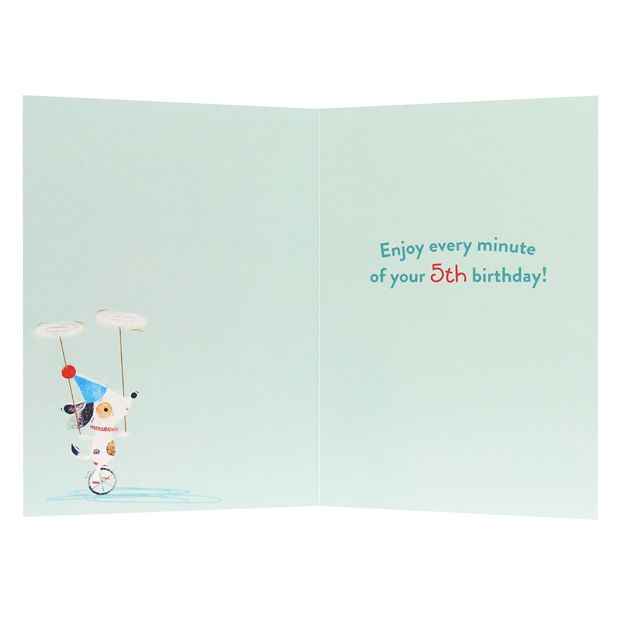 Connections from Hallmark 5th Birthday Card - Circus