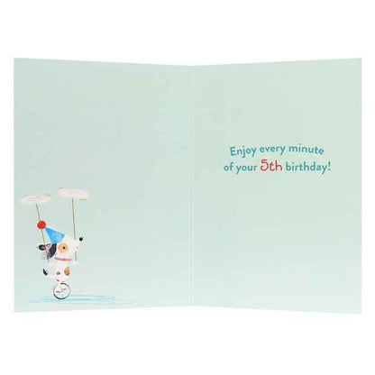 Connections from Hallmark 5th Birthday Card - Circus