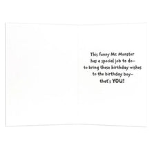 Connections from Hallmark 3rd Birthday Card - Monster