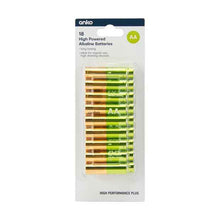 18 Pack High Powered AA Alkaline Batteries - Anko