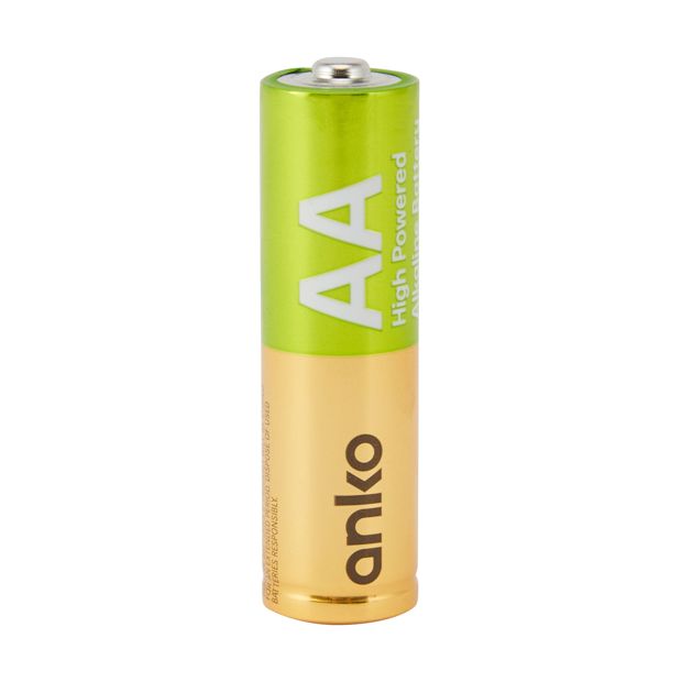 18 Pack High Powered AA Alkaline Batteries - Anko