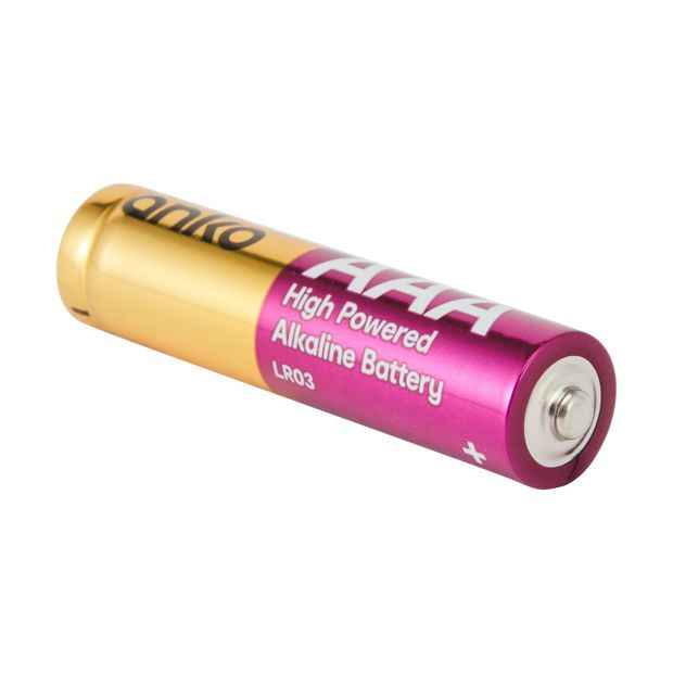 18 Pack High Powered AAA Alkaline Batteries - Anko
