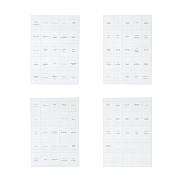 Small Spice Labels - Anko