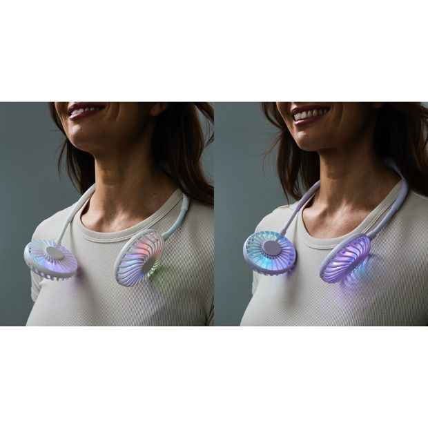 Overshoulder Light Up Fan, Assorted - Anko