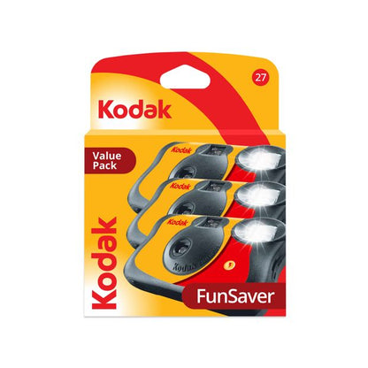 3 Pack Kodak Fun Saver Single Use Cameras