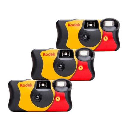 3 Pack Kodak Fun Saver Single Use Cameras