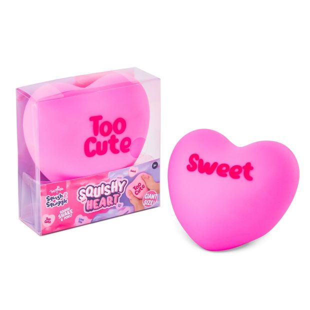 ToyMania Squish and Squiggle Squishy Heart - Assorted