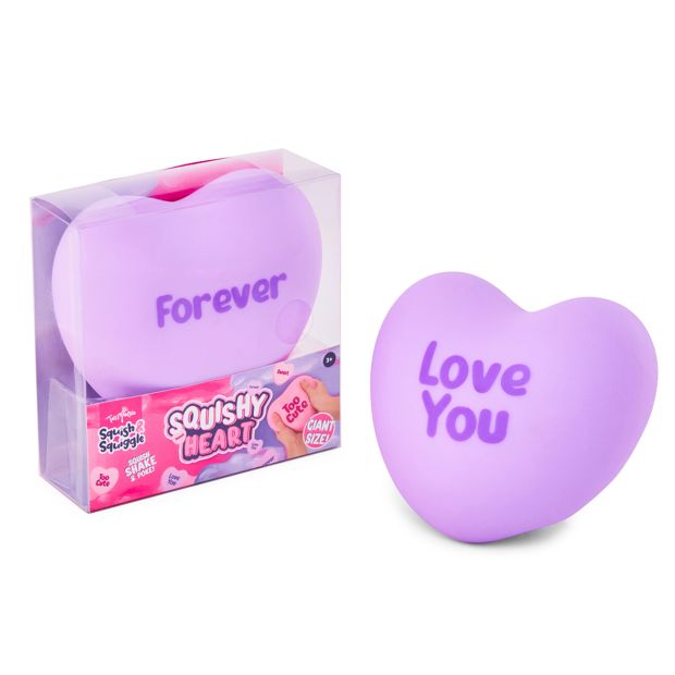ToyMania Squish and Squiggle Squishy Heart - Assorted