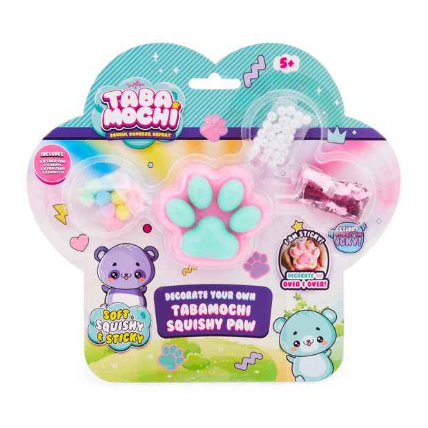 ToyMania Decorate Your Own Taba Mochi Squishy Paw