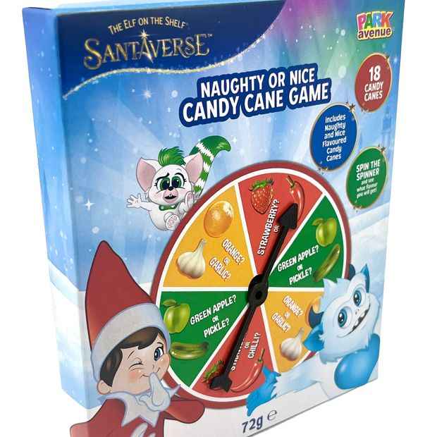 Park Avenue The Elf on the Shelf Santaverse Naughty or Nice Candy Cane Game 72g