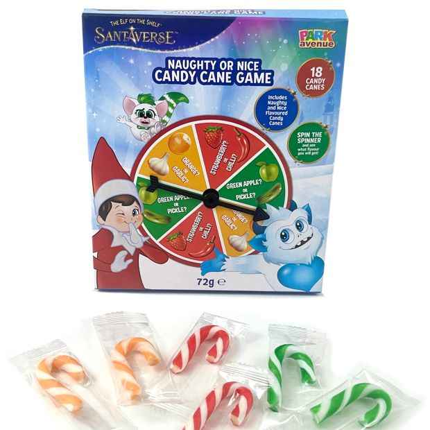 Park Avenue The Elf on the Shelf Santaverse Naughty or Nice Candy Cane Game 72g