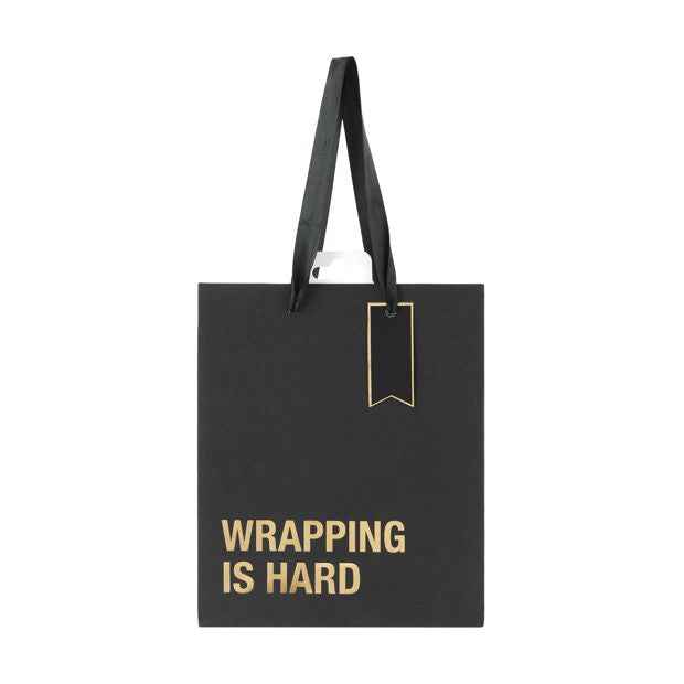 Wrapping is Hard Gift Bag, Medium - Anko