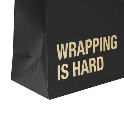 Wrapping is Hard Gift Bag, Medium - Anko