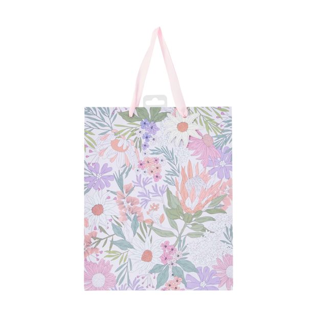 Floral Gift Bag, Large - Anko