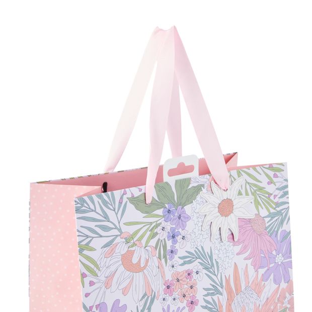 Floral Gift Bag, Large - Anko