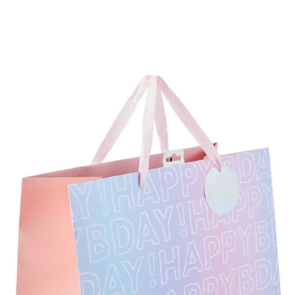 Ombre Happy Birthday Jumbo Gift Bag - Anko