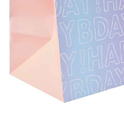 Jumbo Ombre Birthday Gift Bag with Tag