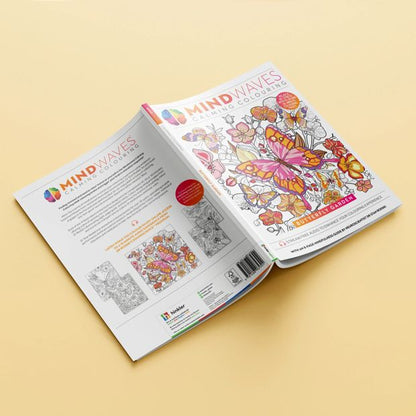 Mindwaves Calming Colouring: Butterfly Garden - Book