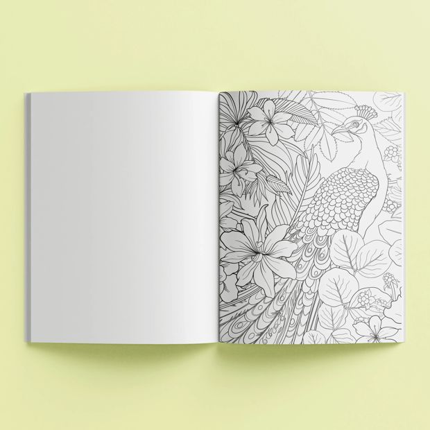 Mindwaves Calming Colouring: Tropical - Book
