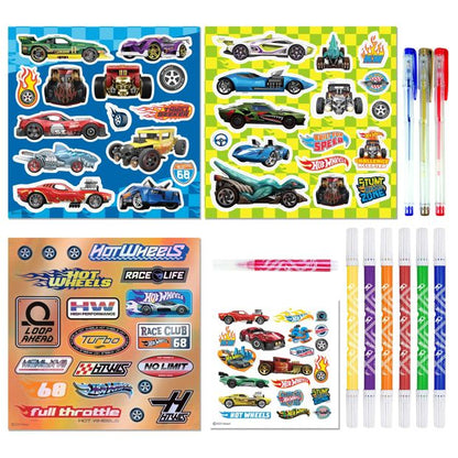 Kaleidoscope Hot Wheels Colouring and Activity Kit - Book