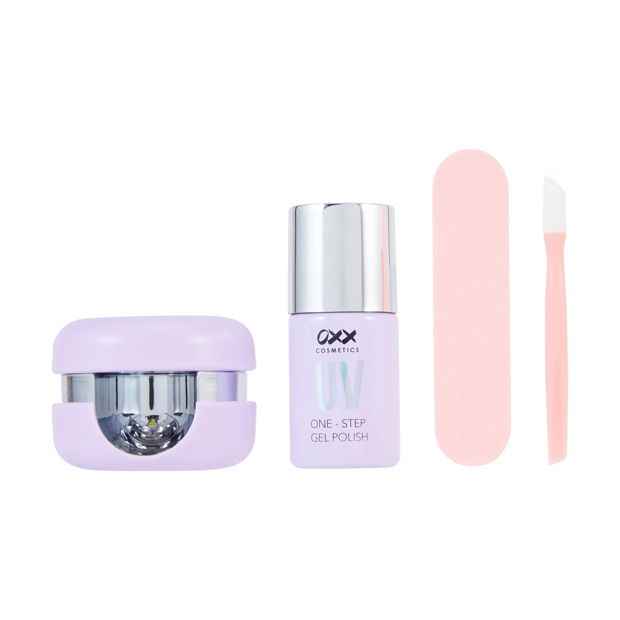 UV Gel One-Step Gel Polish Kit, Lilac - OXX Cosmetics