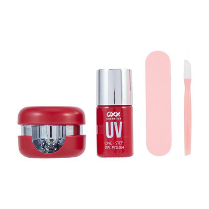 UV Gel One-Step Gel Polish Kit, Red - OXX Cosmetics