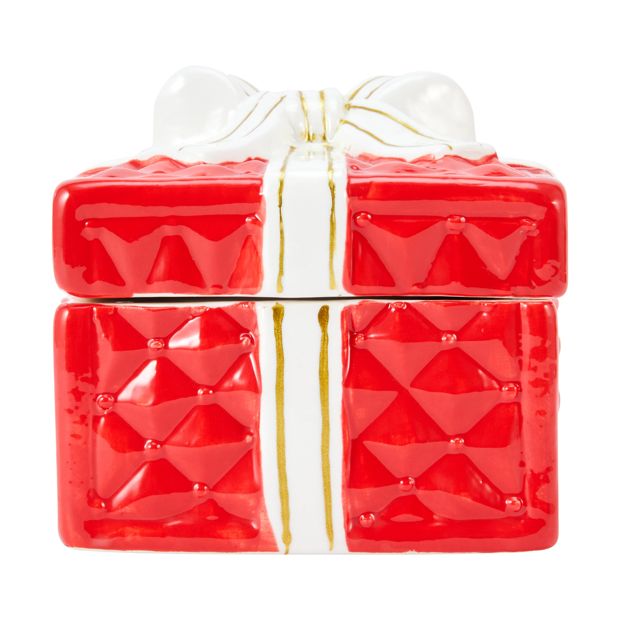 Christmas Present Ceramic Candle - Anko