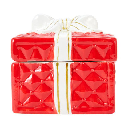 Christmas Present Ceramic Candle - Anko