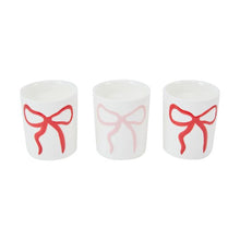 Christmas Bow Ceramic Candle Set - Anko