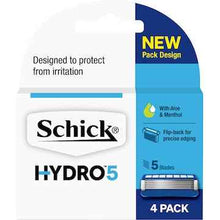 Schick Hydro 5 Razor Refill 4 pack