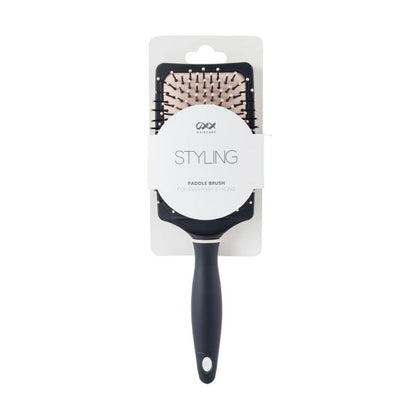 Styling Paddle Brush, Black and Pink - OXX Haircare