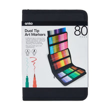 80 Pack Dual Tip Art Markers - Anko