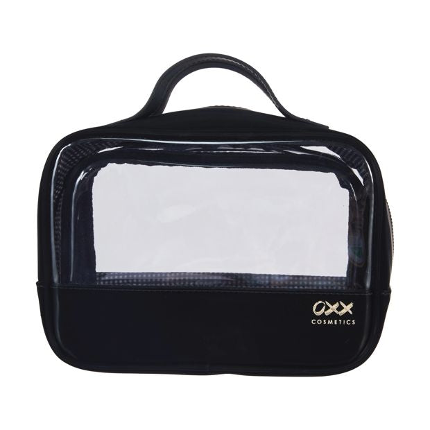 2 Piece Makeup Bag, Black - OXX Cosmetics