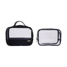 2 Piece Makeup Bag, Black - OXX Cosmetics