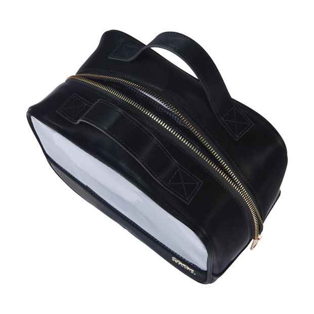 2 Piece Makeup Bag, Black - OXX Cosmetics