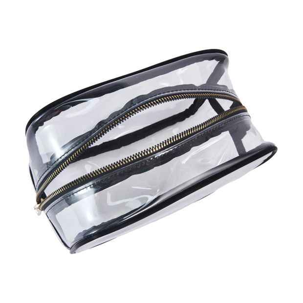 2 Piece Makeup Bag, Black - OXX Cosmetics