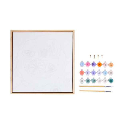 Paint By Numbers Framed Canvas Kit - Anko