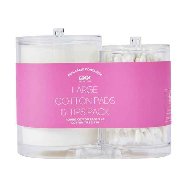 Large Cotton Pads and Tips Pack - OXX Essentials