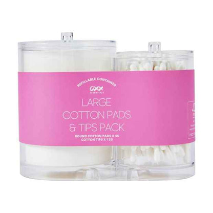 Large Cotton Pads and Tips Pack - OXX Essentials