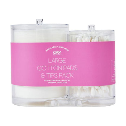Large Cotton Pads and Tips Pack - OXX Essentials
